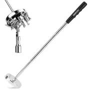 34" Telescoping Magnetic Pickup Tool Telescopic Hold No- Slip Handle (35lbs capacity)