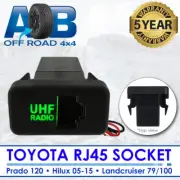 RJ45 GREEN SIDEWAY UHF RADIO SWITCH PANEL BLANK SOCKET FOR TOYOTA FJ Cruiser ...