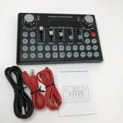Mini Sound Mixer Board, Portable Audio Mixer for karaoke, Live Sound Card