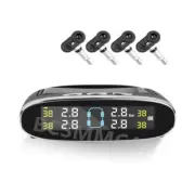 Wireless Solar TPMS LCD Car Tire Pressure Monitoring System W/4 Internal Sensors (for: Mitsubishi)