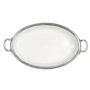 Arte Italica Tuscan Oval Tray with Handles