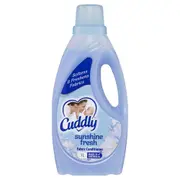 Cuddly Sunshine Fresh Fabric Softener Conditioner 1L