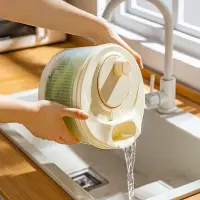 在飛比找蝦皮購物優惠-日本廚房沙拉蔬菜脫水器旋轉瀝水籃 瀝水籃 瀝水盆 洗菜籃 洗