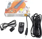 Labymos KQ-2 Piezo Contact Pickup Transducer with Controller Tuner o Cable Sticker for Guitar Violin Banjo Mandolin Ukulele Stringed Instruments Universal
