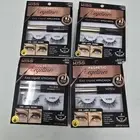 Kiss Magnetic Eyeliner False Eyelashes Black Tempt 4 Sets 82750 Reusable