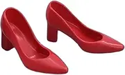 kokiya 1/6 BJD Doll Shoes High Heels Model, Costume ,Photo Prop ,Cosplay, High Heeled Shoes Miniature for 12" Female Action Figure , Red