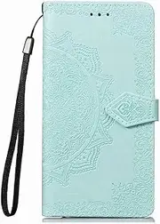 [YBROY] Case for Nokia XR21, Magnetic Flip Leather Premium Wallet Phone Case, with Card Slot and Folding Stand, Case Cover for Nokia XR21.(Green)