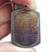 Muonionalusta meteorite Necklace pendant meteorite QD139