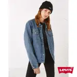 【LEVIS 官方旗艦】女款 90年古著牛仔外套 / 寬袖設計 / 天絲棉 / 精工深藍染水洗 熱賣單品 A1743-0022