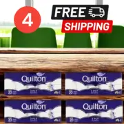 5 x Quilton 3 Ply White Toilet Paper | 20 pack
