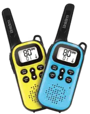 Uniden - 80 Channel Mini Compact UHF Handheld Radios – Twin Colour Pack