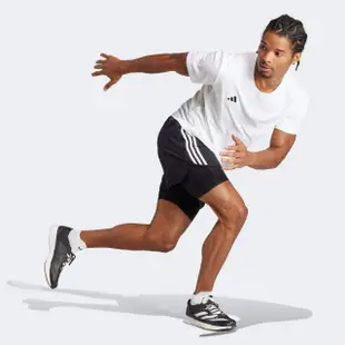 【adidas 愛迪達】上衣 男款 短袖上衣 運動 吸排 訓練 亞規 ADIZERO E TEE 白 IN1157
