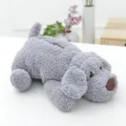 Plush Soft Tissue Box Cute Cartoon Animal Tissue Holder for Car, Home, Office Decoration(15", Grey), Cute cartoon teddy dog doll large tissue set plus