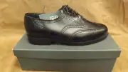 NIB Nunn Bush Black 83941 Stowell Wing Tip Oxford Black Dress Shoes sz 9 M