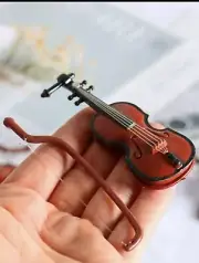 Kids Toy Violin Mini Violin With Bow Gag Gift Piece Funny Worlds Smallest Cry It