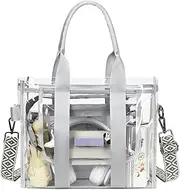 Clear Bags for Women Clear Tote Bag, Clear Crossbody Bag, Stadium Approved Clear Purse for Sports Events, Concert & Work