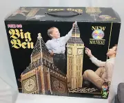 Vintage Wrebbit PUZZ-3D 3 Dimensional Puzzle Big Ben 1483 pcs New In Box