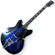 VOX Bobcat V90 with Bigsby Sapphire Blue Soap Bar Type PU2 with Hard Case