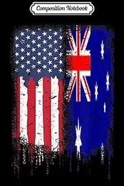 Composition Notebook: Australia Flag Australian American Patriot Flag Journal/Notebook Blank Lined Ruled 6x9 100 Pages