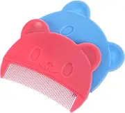 MOLUCKFU 2pcs Comb Grooming Kit Cute Hair Combs Fine Hair Combs Combs for Hair Newborn Comb Cradle Cap Comb for Babies Comb Bassinets Shower Comb Plastic