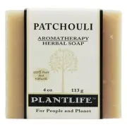 Plantlife Natural Body Care Aromatherapy Herbal Soap Patchouli, 4 Ounces