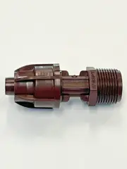 Netafim 17mm TechLock x 3/4 in MPT Male Adapter - Hydroponics -25 pieces