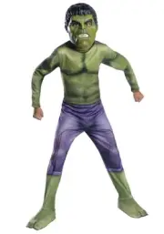 Boys Incredible Hulk Costume Halloween Outfit Boys Child Green Child M L Kids