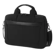13.3 Inch Laptop Briefcase Bag, Expandable Laptop Shoulder Bag, Black