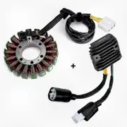 Motorcycle Stator Coil and Voltage Regulator Rectifier Compatible with Honda CBF1000 CBF 1000 2006-2010 Models, Replaces OEM 31120-MFA-D01