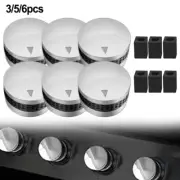 Premium Chrome Plated Gas Grill Control Knobs Replacement 356PCS Soft Grip