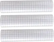 BELLIFFY Vinyl Transfer Film Grid 3pcs Alignment Grid Tape DIY Accessory Effortless Transfer Sticker Decal