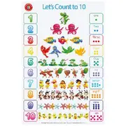 Learning Can Be Fun Count to 10 Double-sided Chart