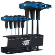 Draper Expert Soft Grip Metric Hex & Ball End T Handle Key Set 8 Piece 33873
