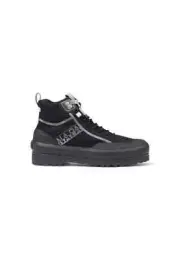 Superga Women Boots - 6 US EU 36 Black Fabric Platform Ankle Fashion Shoes New