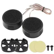 2 x Car Tweeters 500W High Frequency Efficiency Mini Dome Tweeter Speakers