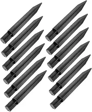 FOYTOKI 12pcs Ground Light Stakes: Replacement Ground Spikes for Outdoor Lawn Camping Garden Lights and Festive Decorations
