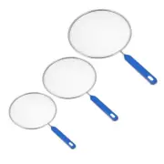 3 Pcs Anti-splash Oil Net Cooking Splatter Screens for Frying Grease Guards