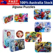 Kid Brain Training Toy Table Game Cartoon Spiderman Marvel Frozen Jigsaw Puzzles