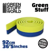 Green Stuff - 36.5 inches - Kneadatite Blue Yellow Duro -