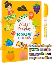 Water Painting Book | Water Coloring Magic Doodle Book | Reusable Water Pen Coloring Books for 3+ Years Preschool Boys, Girls, Toddler, Kids