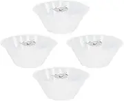 4pcs Range Hood Oil Connection Box Durable Oil Receiving Cup Plastic Oil Bowl Oil Collecting Holder Range Hood Oil Container Oil Storage Holder Plastic Fitting for Range Hood