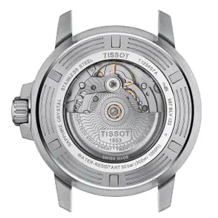 【TISSOT 天梭 官方授權】Seastar 海星陶瓷表圈300米潛水機械錶 手錶 母親節 禮物(T1204071108101)