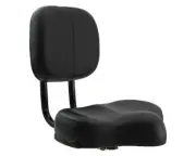 AltaLine Vinyl Beach Cruisers 10" Long Saddle W/Back Rest 360 Black