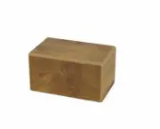 Natural Box Keepsake/Petite Funeral Cremation Urn for Ashes, 25 Cubic Inches