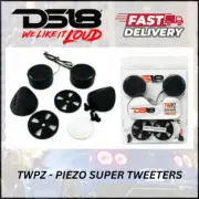 DS18 TWPZ / PIEZO SUPER TWEETERS W/ BUILT IN CROSSOVERS / 2 DIFFERENT MOUNTS ---
