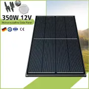 12V 350W Fixed Solar Panel Mono Home Generator Caravan Camping Charging 350 Watt
