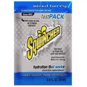 Sqwincher FastPack Mixed Berry Single Serve, 0.6 oz Packs Mixed Berry