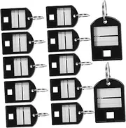 Gadpiparty 50Pcs Key Labels Compact Multi Function Key Tags for Luggage Easy to Attach Identification Tags for Keys Pets Backpacks and More and Reusable