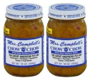 Mrs. Campbell's Sweet Chow Chow Home Style Southern Relish 2 Pack