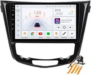 Car Stereo Android 13.0 Radio for N-issan Qashqai 2 2014-2022 GPS Sat Navigation 10.1'' Touchscreen DVD Multimedia Video Player FM BT Receiver with Carplay 4G 5G WiFi SWC,Bc,Y200S
